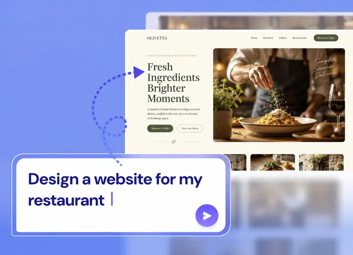 Illustrative website page concept, not a Begin interface screenshot